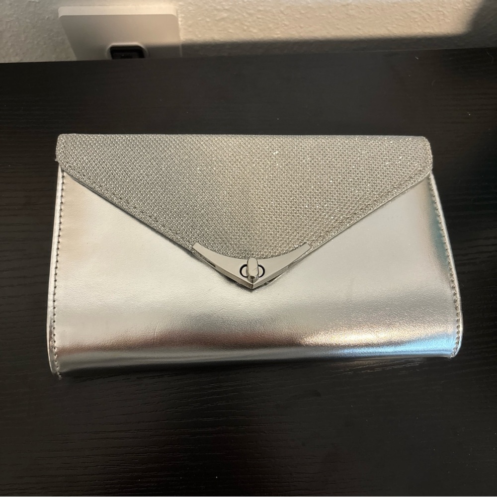 Silver Clutch Bag